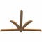 Ekena Millwork Davenport Timber Gable Bracket, Western Red Cedar, 108"W x 72"H x 3 1/2"D x 5 1/2"F, 16/12 Pitch GBW108X72X0406DAV00SWR - alternate 4